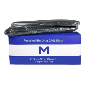 Matthews Recycled Bin Liner 240L 30mu