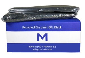Matthews Recycled Bin Liner 80L 30mu