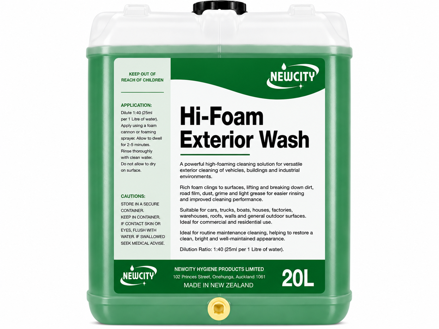 Hi-Foam Exterior Wash 1 Hi-Foam Exterior Wash