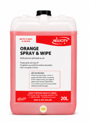 Orange Sani Spray & Wipe Cleaner - 20L