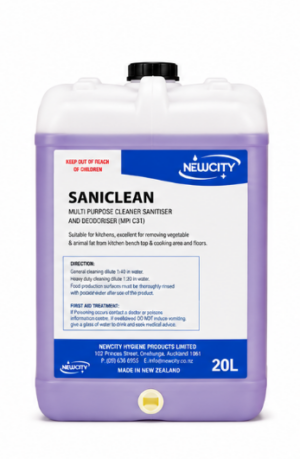 SANICLEAN Multipurpose Cleaner, Sanitiser & Deodoriser MPI C31 - 20L