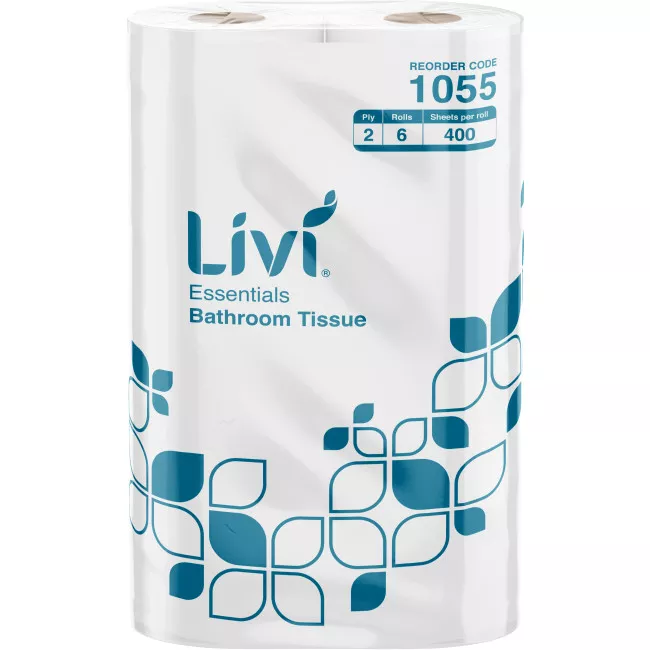Livi 2 Ply Bathroom Tissue 400 Sheet-6 Pack 1 Livi 2 Ply Bathroom Tissue 400 Sheet-6 Pack