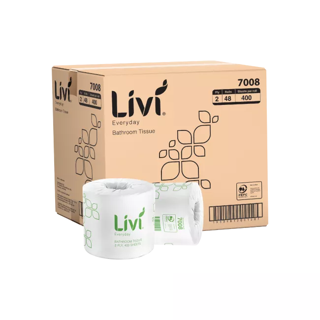 Livi Bathroom Tissue Wrapped-Box Of 48 1 Livi Bathroom Tissue Wrapped-Box Of 48